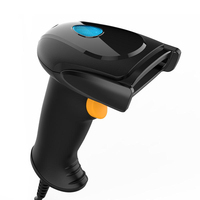 Lecteur de codes-barres portable 1D 2D QR, scanner de codes-barres filaire pour les reçus, les caisses enregistreuses et les inventaires