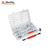 Wheelsky Haute Qualité TPMS413 Snap In Pneu Valve Tiges Aluminium TPMS Capteur Voiture Pneu Valve