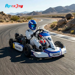 Kart tout-terrain robuste - 8HP, moteur à essence 4 temps, transmission par chaîne, frein à disque hydraulique, cadre traité thermiquement, kart de course pour adultes - Product Image 2