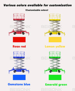 出厂价格4-16米自行式电动移动剪式升降机液压升降脚手架平台电动升降脚手架 - Product Image 4