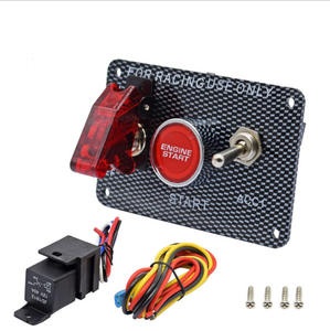 Interrupteur à bouton poussoir de démarrage du moteur DC12V 20A, panneau d'<span class=keywords><strong>accessoires</strong></span> d'allumage pour voiture de course - Product Image 5