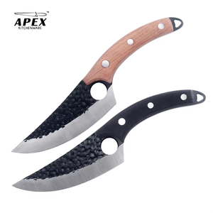 Cuchillo <span class=keywords><strong>de</strong></span> Carnicero Multiusos <span class=keywords><strong>de</strong></span> Acero Inoxidable para Cocina, con Funda <span class=keywords><strong>de</strong></span> Cuero y Revestimiento Antiadherente, Apto para <span class=keywords><strong>Lavavajillas</strong></span> - Product Image 2