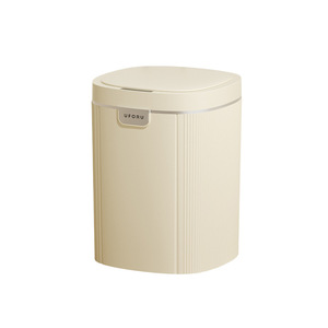 Poubelle intelligente Uforu avec couvercle, design hermétique pour salle de bain, toilettes, stockage des déchets, anti-odeurs, capacité 10L - Product Image 3