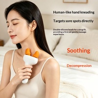 Masseur Électrique Portable Rechargeable pour Épaules, Cou et Mains, avec Fonction de Pétrissage et d'Acupression, Mini Appareil de Massage des Points d'Acupression