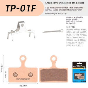 TOOPRE Métal Frittage VTT Vélo Hydraulique Disque Céramique Plaquettes <span class=keywords><strong>De</strong></span> <span class=keywords><strong>Frein</strong></span> VTT Vélo <span class=keywords><strong>De</strong></span> Route Scooter Électrique Plaquettes <span class=keywords><strong>De</strong></span> <span class=keywords><strong>Frein</strong></span> À Disque - Product Image 6