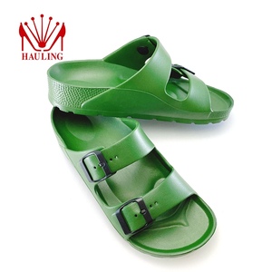 Anti Slip EVA Two Strap Slides with Soft Cushion Footbed Adjustable Buckles Lightweight Design for Outdoor Travel Flip flops sli - Product Image 5