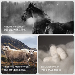 Colchón Linafurn Duke de Crin de Caballo, Suavidad Media, con Tres Capas de Resorte y Pillow Top - Product Image 4