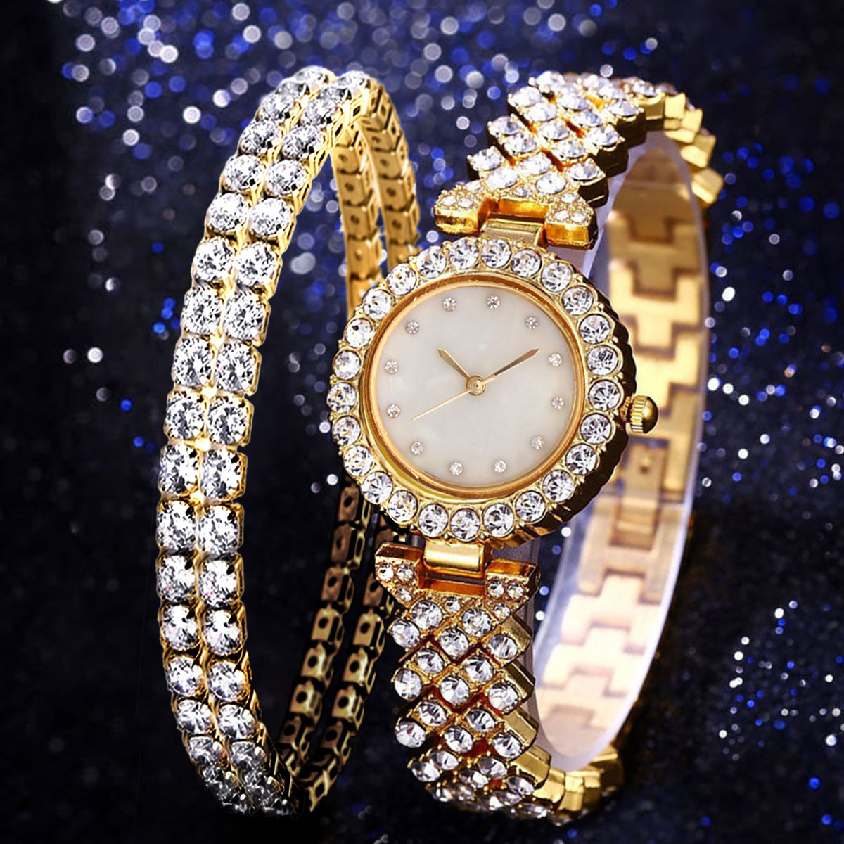 RORIOS Montre Femme élégante - Cadran Carré Acier Inoxydable - Étanche 3ATM - Cadeau