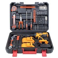Taladro percutor de batería de litio de 21 V, destornillador eléctrico, juego/kit de herramientas