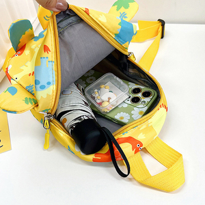 Sac à dos d'école pour enfants 3D Cartoon Dinosaur en nylon léger et imperméable pour la <span class=keywords><strong>maternelle</strong></span>, garçons et filles - Product Image 3