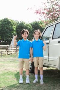 Impresión de logotipo personalizado verano uniforme Polo camisetas niños niñas sublimación <span class=keywords><strong>copia</strong></span> algodón peinado 100% algodón manga corta Fitness - Product Image 4