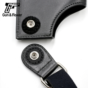 बंदूक और फूल फोन कंधे पिस्तौलदान iPhone मामले धारक चमड़े जेब सेल फोन सामान फोन धारक कंधे बैग - Product Image 3