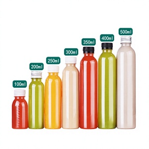 ขวดพลาสติก PET ขนาด 100 มล.-500 มล. และฝาเกลียวสำหรับบรรจุภัณฑ์เครื่องดื่มน้ำผลไม้น้ำเปล่า ขายส่ง - Product Image 3