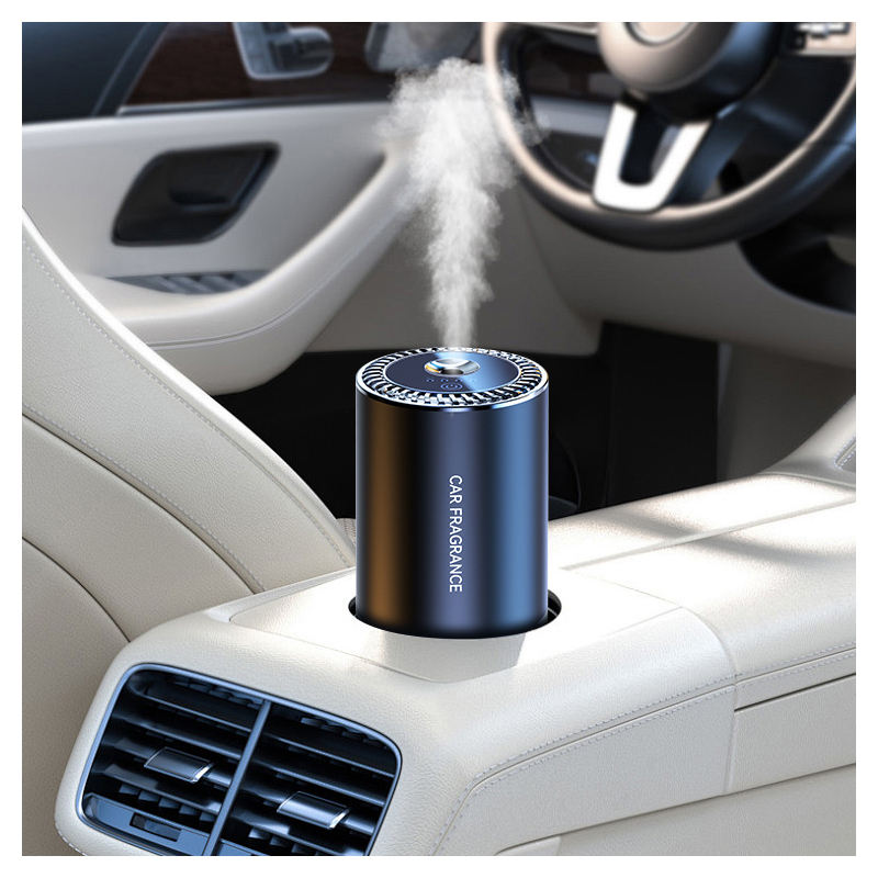Car & Home Smart Essential Oil Diffuser | 50ml Portable Aromatherapy with USB-C & Alloy Body / موزع زيت عطري ذكي للسيارة والمنزل | جهاز ترطيب محمول 50 مل مع USB-C وهيكل معدني