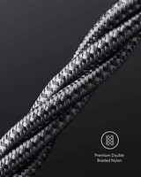 Nouveau câble de charge USB C ANKER 100W en nylon tressé 3,3FT 6,6FT 10FT Câble de données Type C Câble de charge rapide pour Apple Samsung