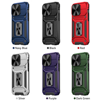Armure Téléphone étui pour samsung Galaxy S23 Ultra A13 A14 A33 A34 A54 5G Fenêtre Coulissante Caméra Protéger Magnétique Voiture Anneau Titulaire Couverture