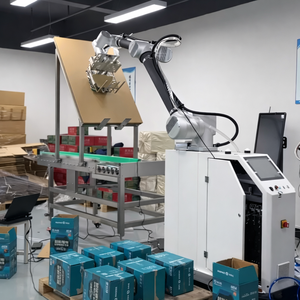 <span class=keywords><strong>Robot</strong></span> de palettisation électrique collaboratif pour sacs de 25 kg/50 kg, canettes, cartons, films, contrôlé par PLC, facile à utiliser, haute sécurité, pour le tabac et les produits alimentaires - Product Image 2