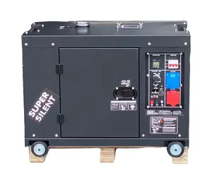 Raffreddamento ad acqua di mare di alta qualità 10KW 12KVA 3 fasi portatile Super silenzioso gruppo elettrogeno Diesel Inverter marino potenza in Standby