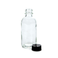 Bouteilles en verre rondes miniatures de 30 ml et 60 ml pour jus frais, boissons, sirops d'érable, avec bouchon à vis