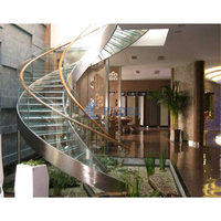 Escaliers en acier inoxydable balustrades design