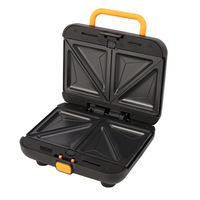 Machine à gaufres électrique 6-en-1, appareil à sandwichs et grille-pain avec plaques amovibles en acier inoxydable – Vente en gros
