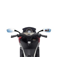 Caméra DVR pour voiture et moto, miroir DVR pour moto, conduite plus sûre, 2 canaux, caméra étanche LCD OEM universelle