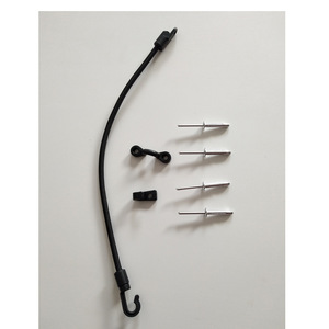 Kayak Accessory Elastic Rope With C <b>Hook</b> <b>J</b> <b>Hook</b> Paddle Holder Nylon Universal For Lakes Rivers Recreational Use - Product Image 3