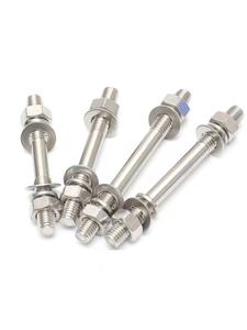 कार्बन स्टील स्टड बोल्ट डबल एंड स्टड बोल्ट जस्ता प्लेटेड थ्रेड रॉड फास्टनरों निर्माता - Product Image 4