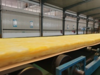 Couverture en laine de verre INSULWOOL, emballage OEM, support avec feuille métallique, certifiée ASTM pour applications CVC, protection thermique ignifuge A1