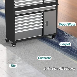 Premium Heavy Duty substituição giratória rodas rodízio borracha - Product Image 3