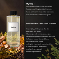 Huile parfumée de luxe pour hôtel 500ml avec logo OEM, huile essentielle My Way, collection de parfums d'hôtel pour diffuseur d'arômes sans eau pour la maison