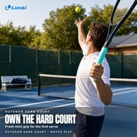 Poignée de raquette de tennis confortable au toucher, résistante à l'usure, prix compétitif, logo personnalisé, vente en gros d'usine