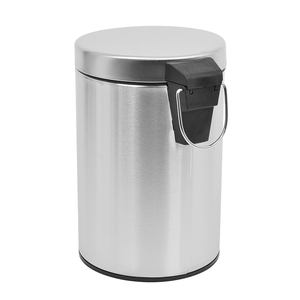 Hangshau Kim Loại Chất Thải Bin 3L/5L/7L/10L/12L/20L/30L Có Thể Tháo Rời Bên Trong Xô Vòng Thép Không Gỉ Thùng Rác Bin Với Mềm Đóng Nắp - Product Image 3