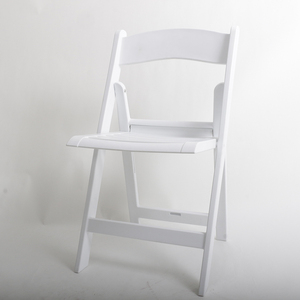 <span class=keywords><strong>เก้าอี้</strong></span>พับพลาสติกบุนวมสีขาวสำหรับกลางแจ้งพร้อมที่นั่งด้านหลัง<span class=keywords><strong>เก้าอี้</strong></span>สำหรับงานแต่งงานแบบอเมริกัน - Product Image 3