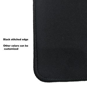 Custom Stitched <b>Edges</b> Black Mousepad Small Size Square Mouse Pad with Non-Slip <b>Rubber</b> Base for Computers Laptop Gaming Office - Product Image 5