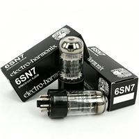 Tabung Vakum EH 6SN7EH Asli Sepasang Terpasang, Pengganti 6SN7GT 6N8P 6H8C CV181 untuk Preamplifier Tabung HIFI