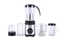 Mixeur Électrique Multifonctionnel 400W avec Moteur AC, Faible Bruit, Broyeur à Glace et Compatible Lave-Vaisselle, Portable, 2 Vitesses, Usage Domestique
