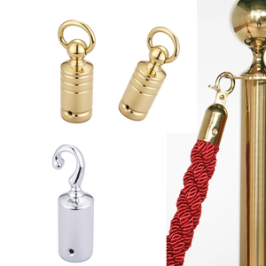 Accesorios de póquer Alta calidad Titanio Oro Pilar Cuerda Extremo Gancho Accesorios de póquer - Product Image 2