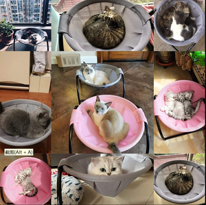 Cama para gatos, hamaca suave para gatos, tumbona con ventana, sofá cálido, suministros para dormir, tumbona para gatos - Product Image 1