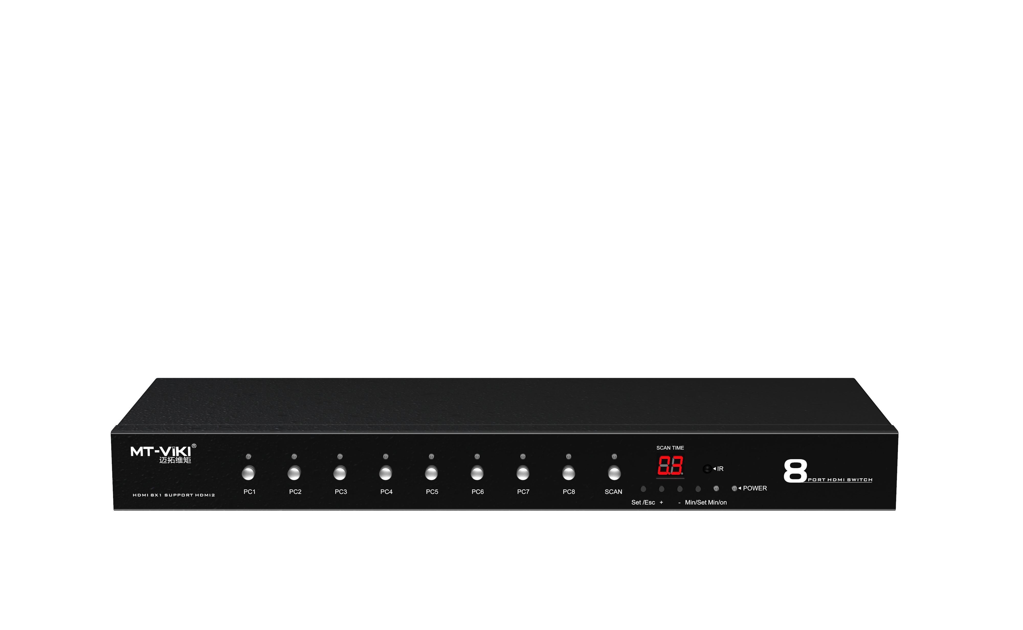 8 Port HDMI Switcher - 4K 60hz - MT-VIKI Customization