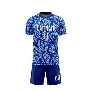 Uniforme de Fútbol Sublimado, Tela Suave, Diseño Personalizado, Jersey de Fútbol Ligero, Secado Rápido, Transpirable, Unisex, Adultos, OEM - Product Image 1