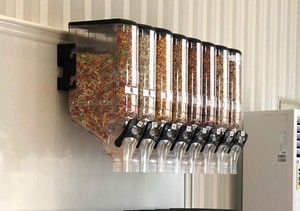 Dispenser per Alimenti da Supermercato, Espositori Premium per Cereali, Forniture per Magazzinaggio - Product Image 4
