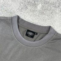 T-shirt Homme Oversize de Luxe en Coton Délavé à l'Acide, Personnalisé DTG, Faible MOQ