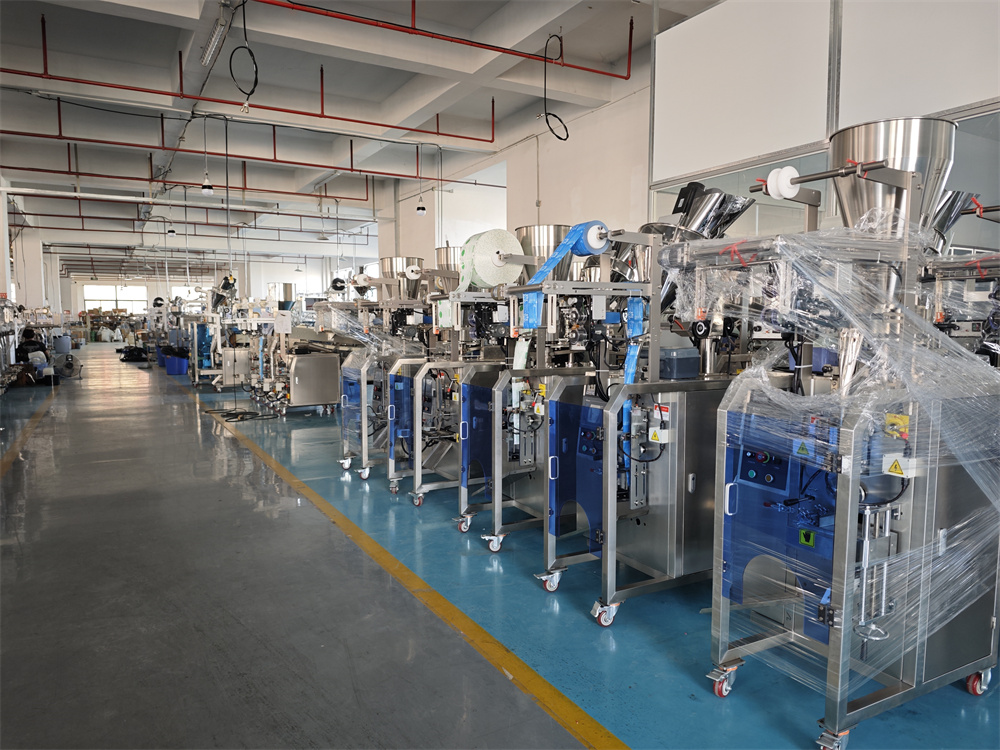 chips packaging machine with nitrogen