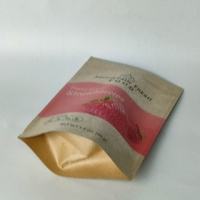 Sachet Doypack Personnalisé en Papier Kraft Biodégradable pour Thé, Chips, Fruits Secs, Noix de Cajou, Snacks – Sacs Ziplock pour Emballage Alimentaire