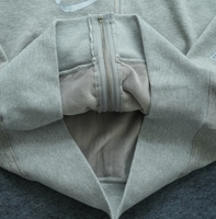 YKH Zip up Hoodies Printing Your Own Logo 390Gsm Fleece Winter Warm Manga larga Personalizado Transfer Print Hoodies para hombres