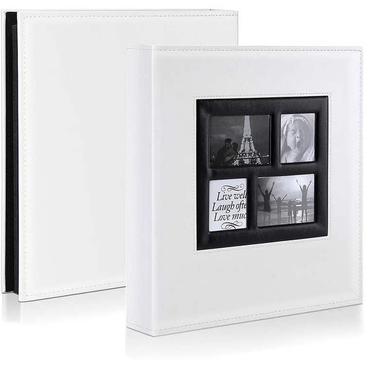 Photo Album 4 × 6 500 Pockets Photos Extra Large Capacity Family Wedding Picture Albums Holds 500 HorizontalとVertical Photos