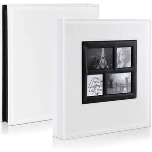 Photo Album 4x6 500 Pockets Photos Extra Large Capacity Family Wedding Picture Albums Holds 500 Horizontal and Vertical Photos