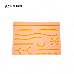 Modèle pédagogique pour étudiants en médecine : coussinet de suture en silicone ; suture ; module de pratique de suture sur peau simulée ; transfrontalier. - Product Image 2