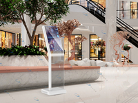 Pantalla Táctil OLED Transparente de 55 Pulgadas 2K para Interiores, Señalización Digital para Panel, Contenido Remoto, Tiendas Minoristas, Tiendas de Metro, Fabricación OEM